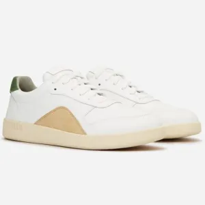 NEW Everlane The Releather Court Tennis Shoes Sneakers in White/Green/Tan