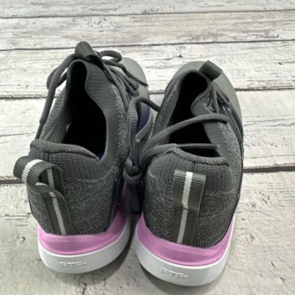 New FootJoy Ladies HyperFlex‎ Cleated Shoes Gray/Pink/Purple Medium 6.5 No Box