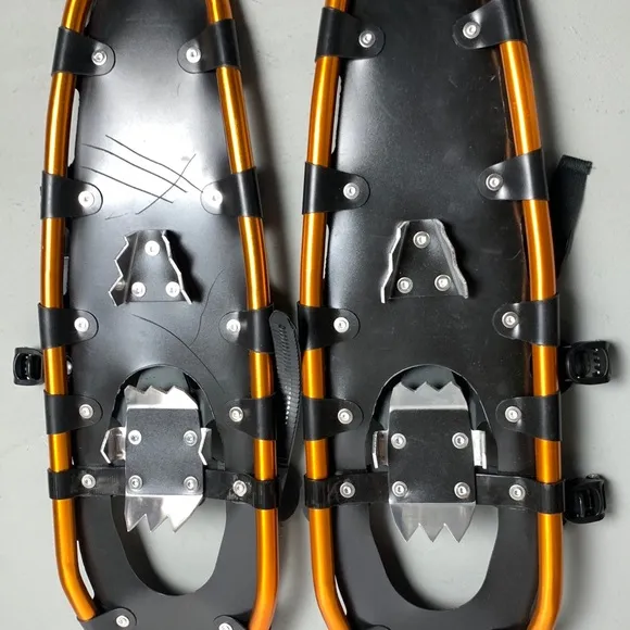 New Gpeng 827 Terrain Snowshoes Men Women Youth 27 Inch Gold Aluminum Snow Shoes