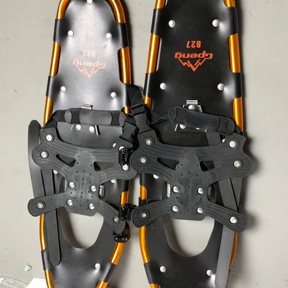 New Gpeng 827 Terrain Snowshoes Men Women Youth 27 Inch Gold Aluminum Snow Shoes
