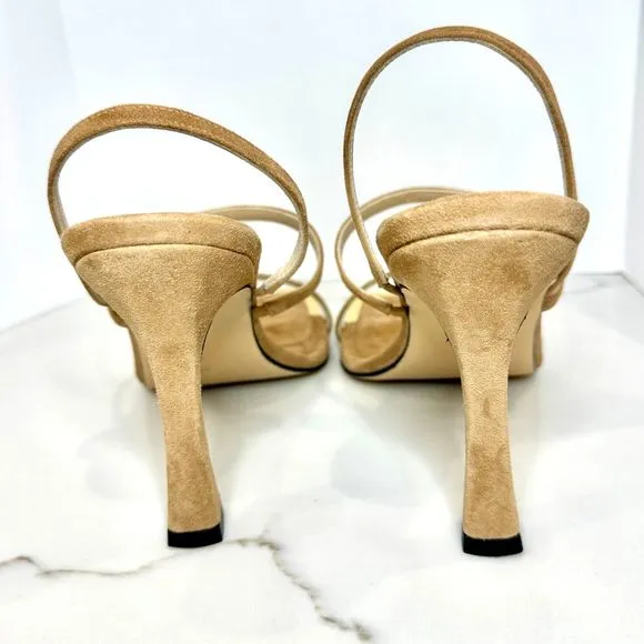 New in Box - Good American Shoes - Stand Out Square Open Toe Heels - Women's 10
