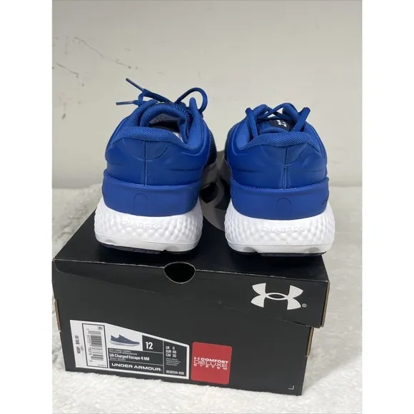NEW In Box Under  Armour Men's shoes Charged Escape 4 NM Size 12 Blue $90