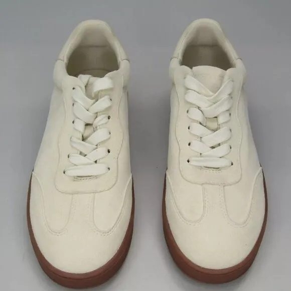 NEW J. McLAUGLIN Womens Zibby Low Top Sneakers Tennis Shoe Off-White Size 7.5