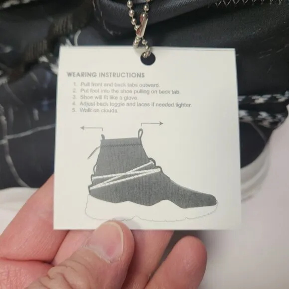 NEW John Geiger 002 Highs Black Marble Dead Stock DS Size 13 NIB