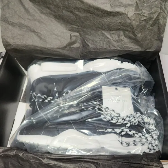 NEW John Geiger 002 Highs Black Marble Dead Stock DS Size 13 NIB