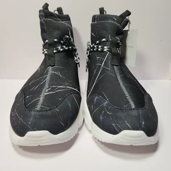 NEW John Geiger 002 Highs Black Marble Dead Stock DS Size 13 NIB