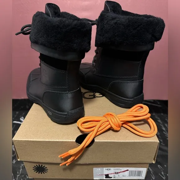 New Kids UGG BUTTE II Black Winter BOOTS