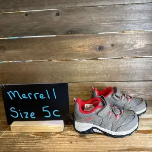 New Little Kids Merrell Outback Low 2‎ Gray Outdoor Hiking Shoes Sneakers Size 5