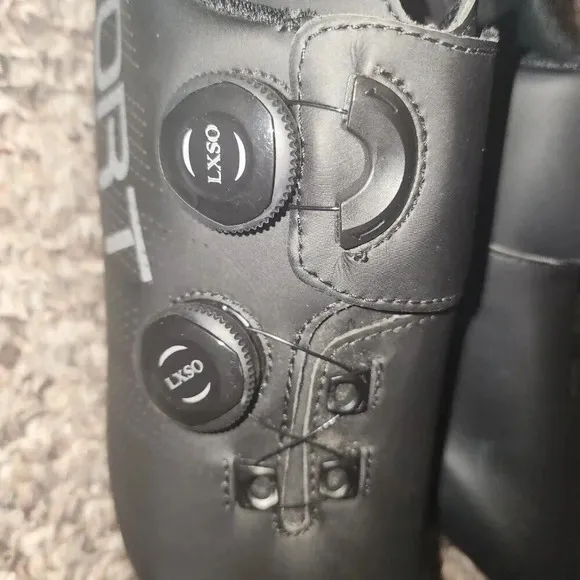 New Lxso Cycling Shoes Men's Size 40 Black Compatible Peloton Mountain Biking