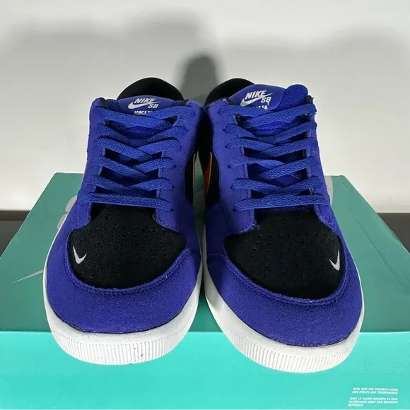 New Men Nike SB Force 58 Sneakers Shoes Concord/Team Orange/Black Size 13