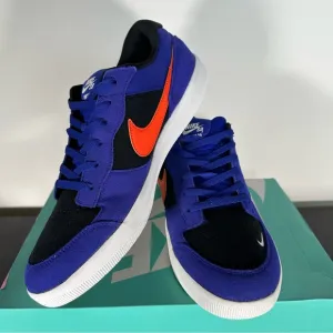 New Men Nike SB Force 58 Sneakers Shoes Concord/Team Orange/Black Size 13