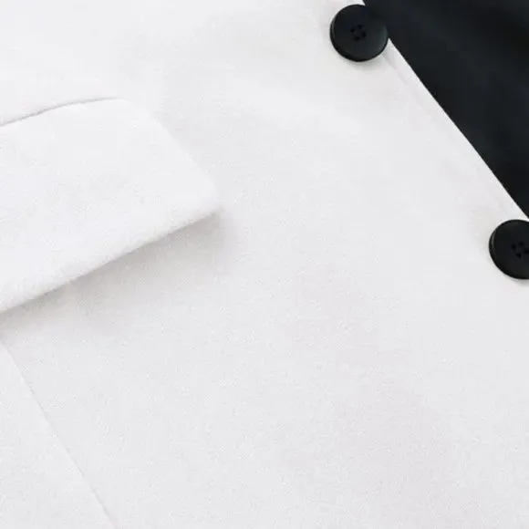 New Men's Trench Coat Outfit White