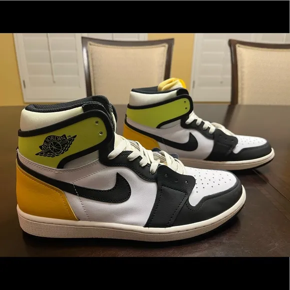 New Nike Air Jordan 1 Retro High Volt Multicolor Sneaker Shoes Size US 11