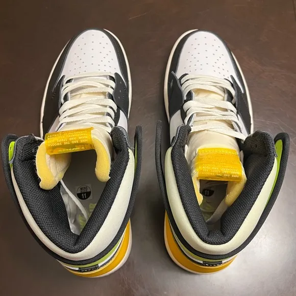New Nike Air Jordan 1 Retro High Volt Multicolor Sneaker Shoes Size US 11