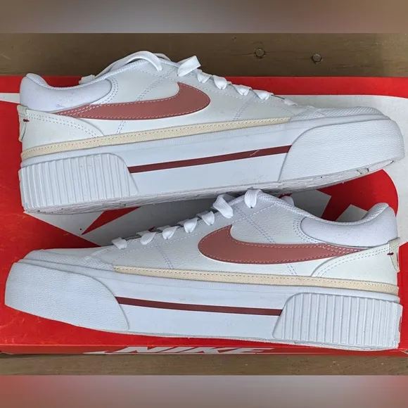 NEW Nike Court Legacy Lift Casual Sneakers - Womens US 8.5 | Mens, Youth US 7Y