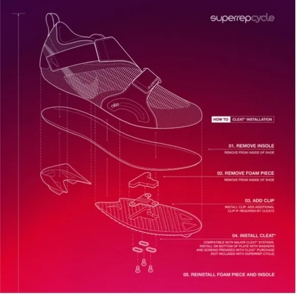 NEW NIKE SuperRep indoor cycling shoes 7.5 (1)