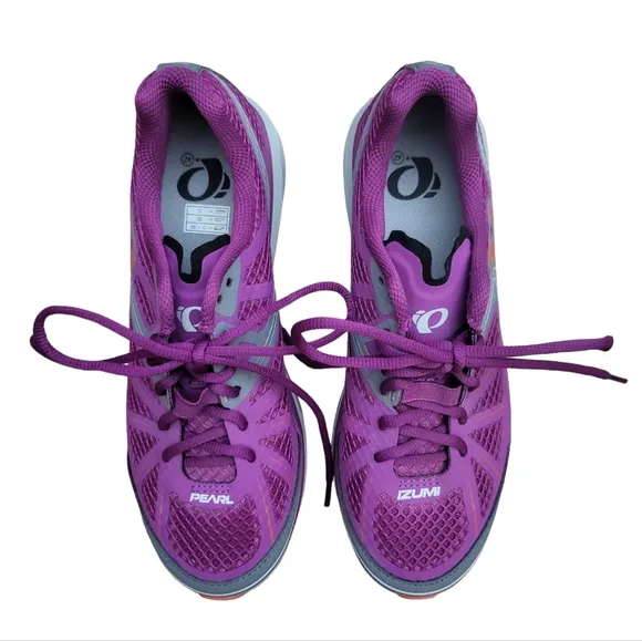 NEW Pearl Izumi Shoes X-Road Fuel IV  Cycling Clip In Purple sz 42 US 9.5