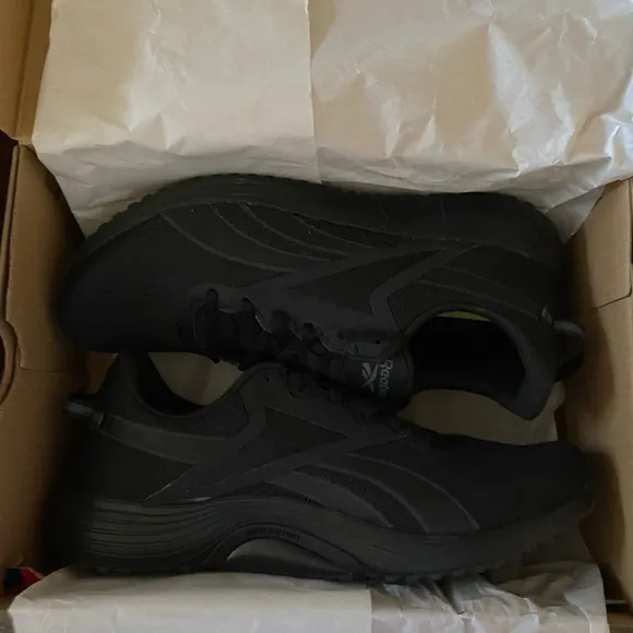 NEW- Reebok Lite Plus 3 Men's Running Shoes. Black. Size 11.5