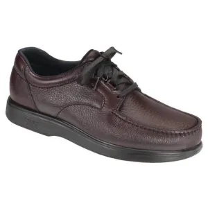 NEW SAS men's bout time mocassin shoes in cordovan