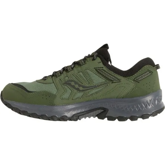 NEW Saucony Grid Peak GTX Gore-Tex® Trail Running Shoes!  Green  Black  S70849-2