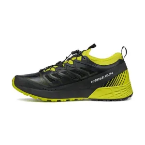 NEW SCARPA men's ribelle run sneaker in black/lime