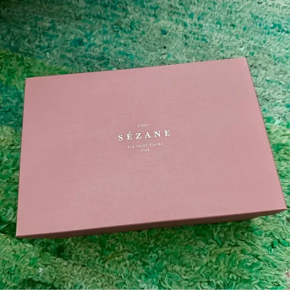 NEW Sezane Isabelle blush pink suede clogs EU 35 / US 6
