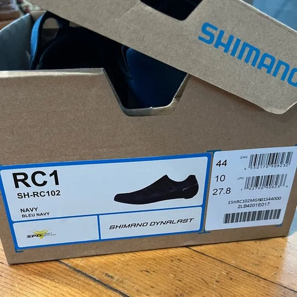 NEW Shimano RC1 Road Cycling Shoes With Delta Fitness Grip Cleats 10