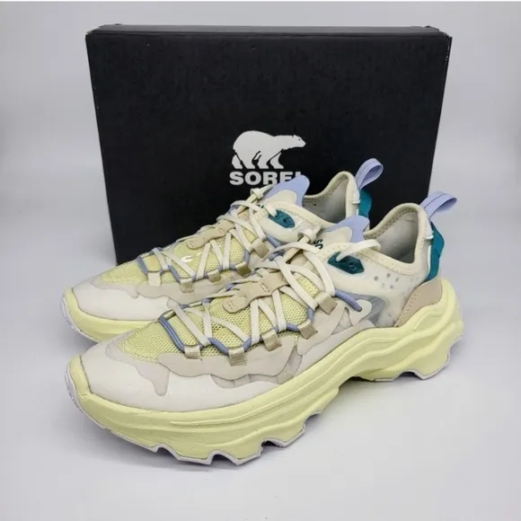 New Sorel Kinetic Breakthru Tech Lace Sneaker Women's Shoes Size 8