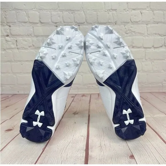 New Under Armour Harper 7 Mid USA Baseball Shoes Youth Size 3Y (3025599-400)