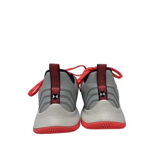 NEW! Under Armour Steph Curry 3Z6 Basketball Shoes Big Kids Size Gray Orange