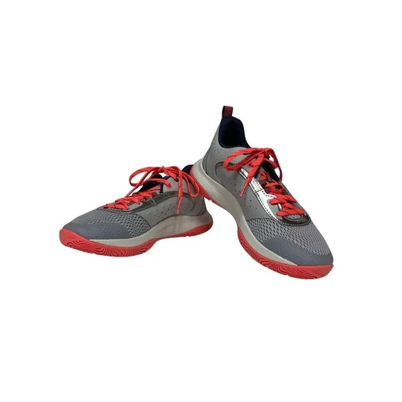 NEW! Under Armour Steph Curry 3Z6 Basketball Shoes Big Kids Size Gray Orange