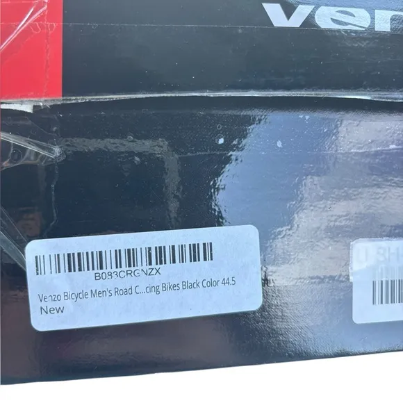 New Venzo cycling shoes 44.5 10 bicycle shoes