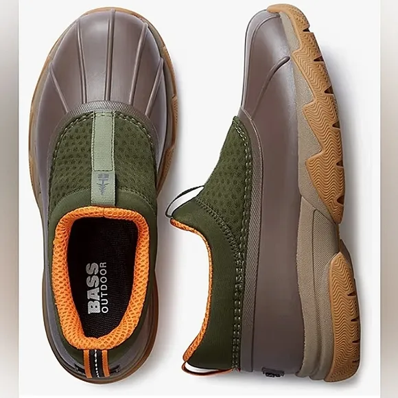 New w/Box Bass Outdoors Women's Field Low-Top Duck Slip-On Shoes Size 8