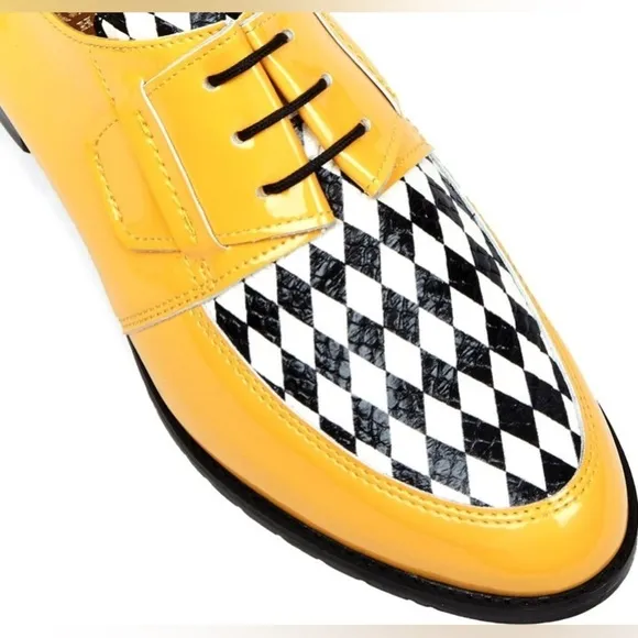 New Wolf &amp; Badger Embassy London USA - Madness - Sun Burst Yellow Size 38