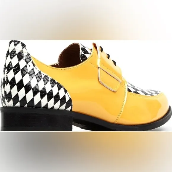 New Wolf &amp; Badger Embassy London USA - Madness - Sun Burst Yellow Size 38