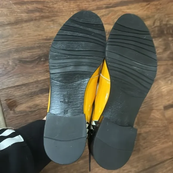 New Wolf &amp; Badger Embassy London USA - Madness - Sun Burst Yellow Size 38