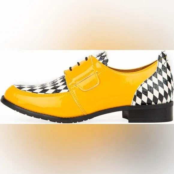 New Wolf &amp; Badger Embassy London USA - Madness - Sun Burst Yellow Size 38