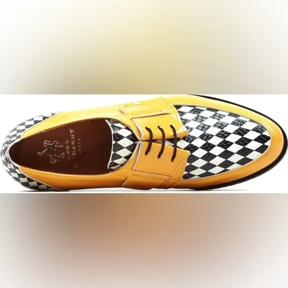 New Wolf &amp; Badger Embassy London USA - Madness - Sun Burst Yellow Size 38