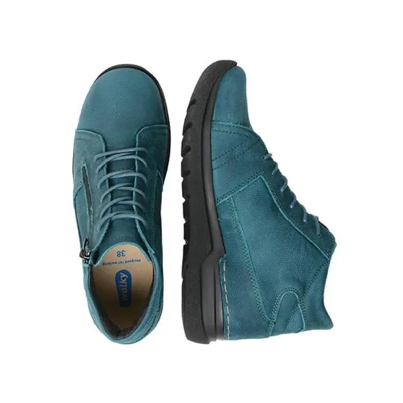 NEW WOLKY women's why shoes in petrol nubuck
