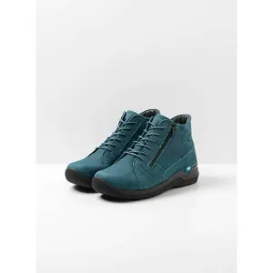 NEW WOLKY women's why shoes in petrol nubuck