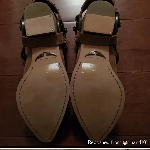 New Zadig &amp;voltaire cowgirl shoes