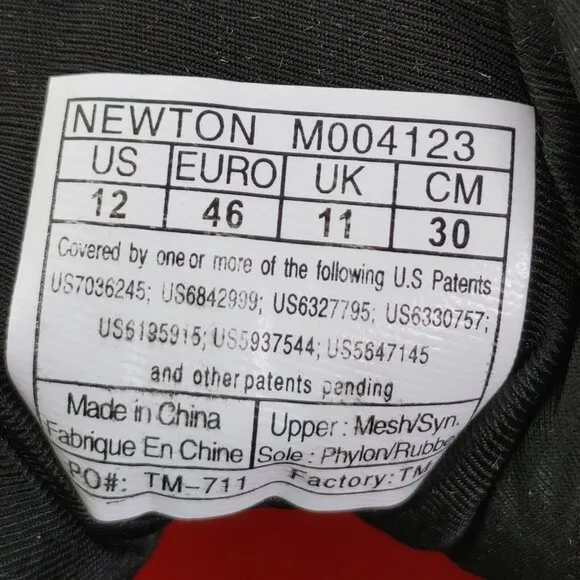 Newton Running / Gym Issac Shoes Men's Size 12