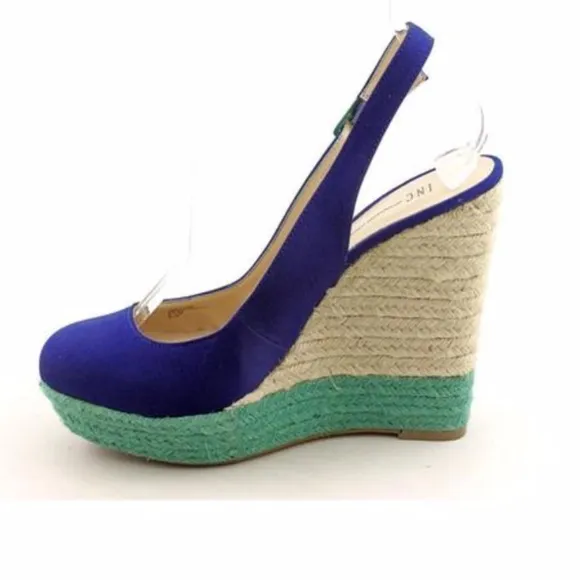 NIB $79 INC International Concepts Women's 'Belvin' Wedges in size 7.5!