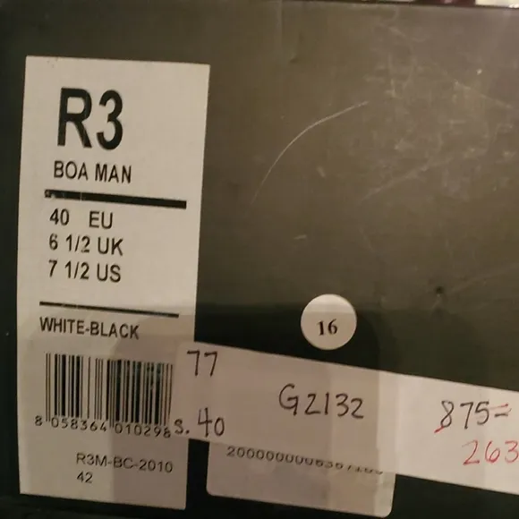 Nib $875 Fizik White Cycling Shoes