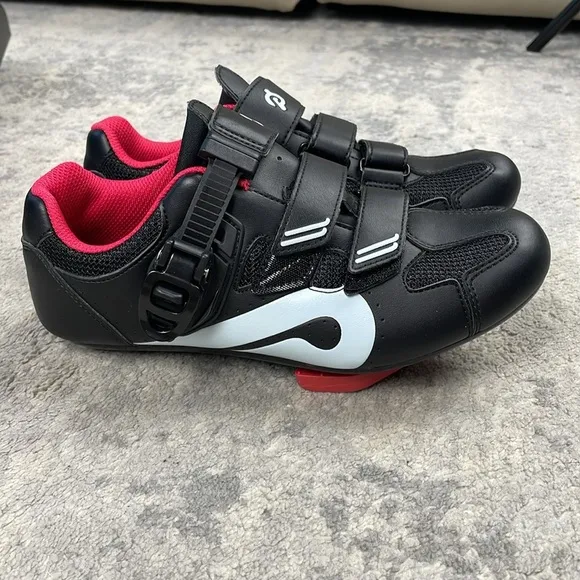 NIB Peloton Cycling Shoes for Peloton Bike Black Triple Strap Womens Sz 38
