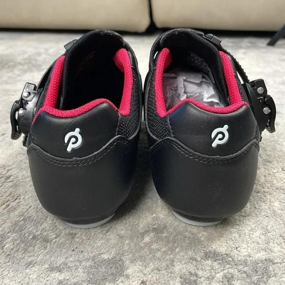 NIB Peloton Cycling Shoes for Peloton Bike Black Triple Strap Womens Sz 38