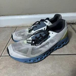 NICE On Cloudstratus Men's 10.5 Frost Niagara Athletic Running Shoes 39.98659