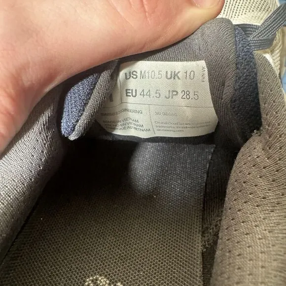 NICE On Cloudstratus Men's 10.5 Frost Niagara Athletic Running Shoes 39.98659