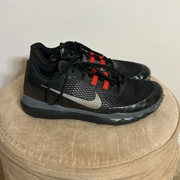 Nike 2015 Tiger Woods TW 15 Black Golf Shoes 704884-001