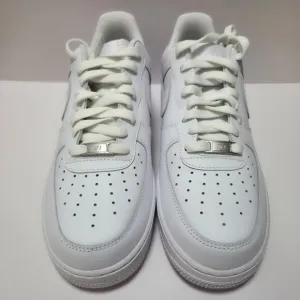 Nike Air Force 1 '07 Low Shoes CD4 Triple White CW2288 111 Mens 10 Women's 11.5